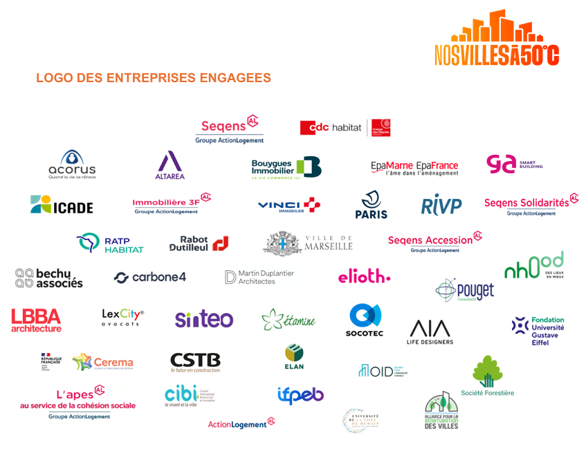 Logos des entreprises engagées