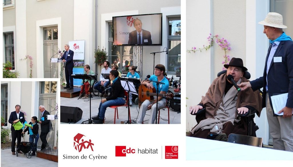 A Nantes, inauguration des maisons partagées Simon de Cyrène, parfait exemple d'habitat inclusif