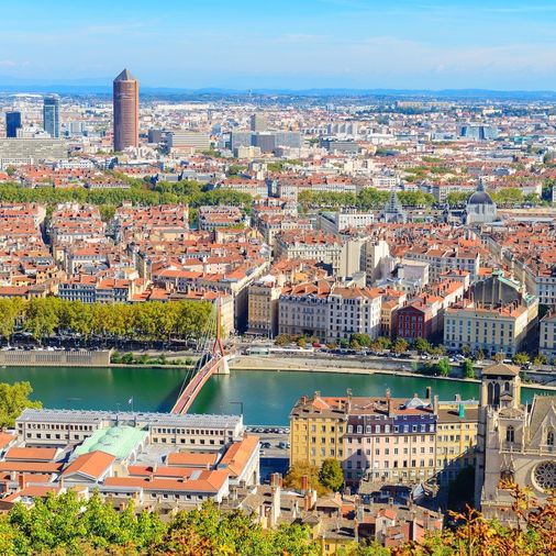 Lyon vu du ciel