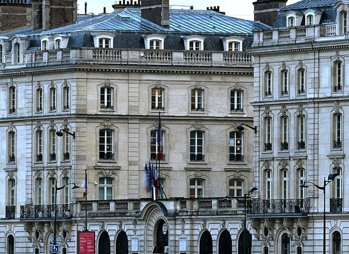 Siège de la Caisse des Dépôts 56 rue de Lille Paris 7eme.9 janvier 2017