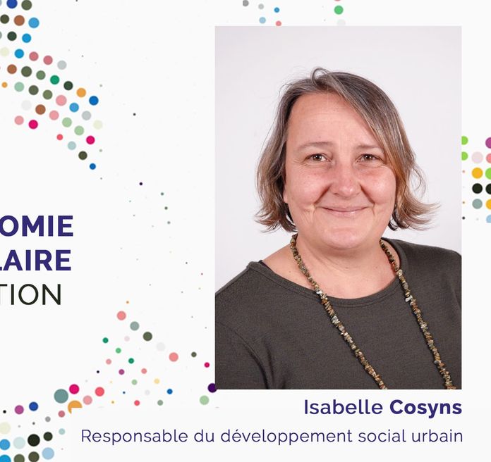 L'économie circulaire en action : Isabelle Cosyns responsable du dévellopement social urbain
