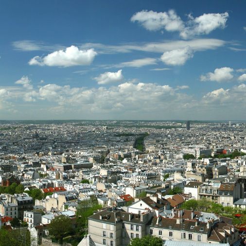 Panoramic photo of Paris, France